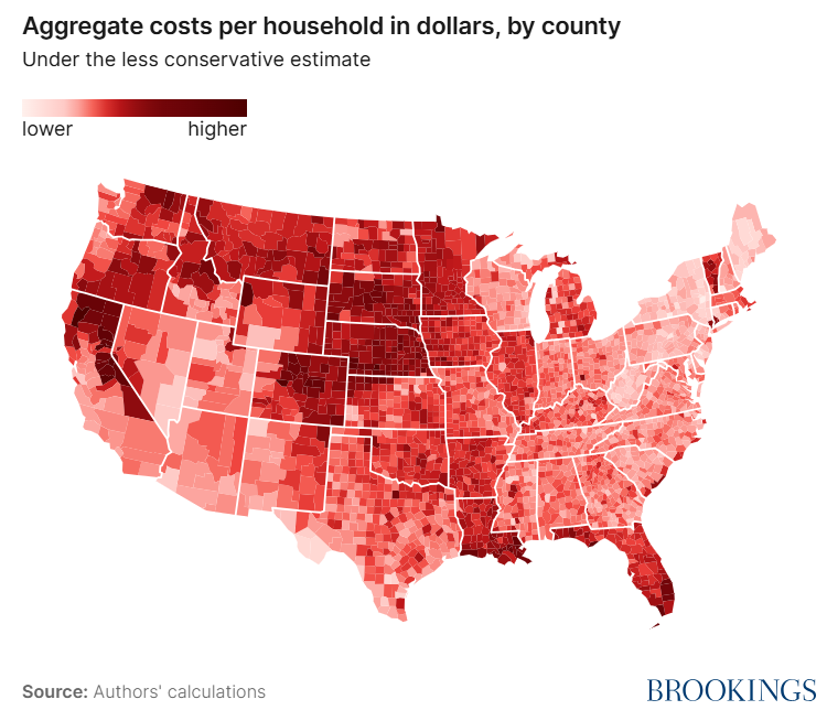 BrookingsEcon's tweet photo. New #BPEA research from @KClausing, Christopher Knittel, & Catherine Wolfram estimates household costs attributable to climate change are already significant.
Read it here -> https://t.co/zZAr9ks55u https://t.co/KWtLi2O4k1