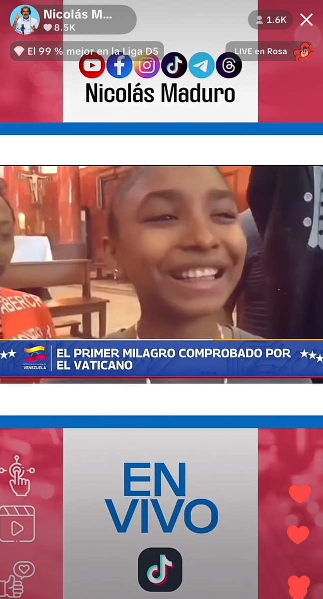 #AlAire📡| Acto de Beatificación del Dr. José Gregorio Hernández y de la Madre Carmen Rendiles, desde la Ciudad del Vaticano en Roma.

👉🏻Reposición👈🏻