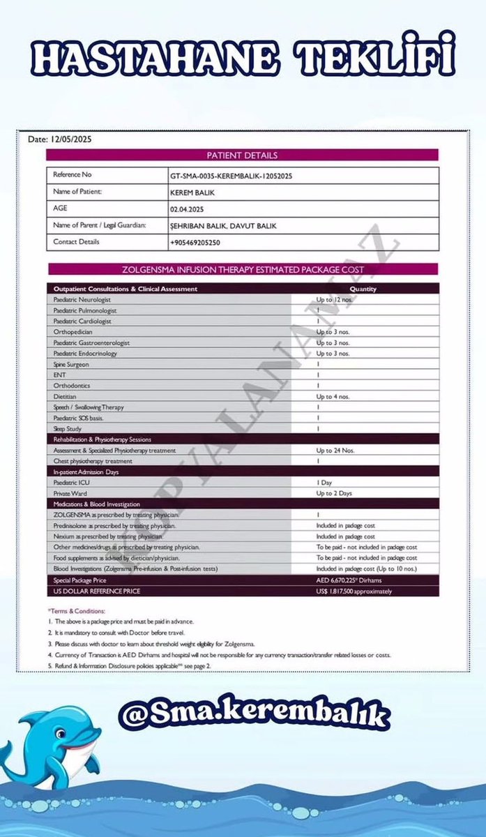 Smakerembalik's tweet image. 🐟VALİLİK ONAYLI BAĞIŞ HESAPLARIMIZ🐟

🇹🇷TRY: TR12 0001 0009 0693 0655 8350 02

💵USD: TR820001000906930655835003

💶EUR: TR550001000906930655835004

SMS BAĞIŞ BİLGİSİ⬇️
KEREM YAZ 6523’e GÖNDER 💌

Alıcı:Şehriban balık 
📌FALİYET NO: 21.2025.3309

taplink.cc/smakerembalik?…