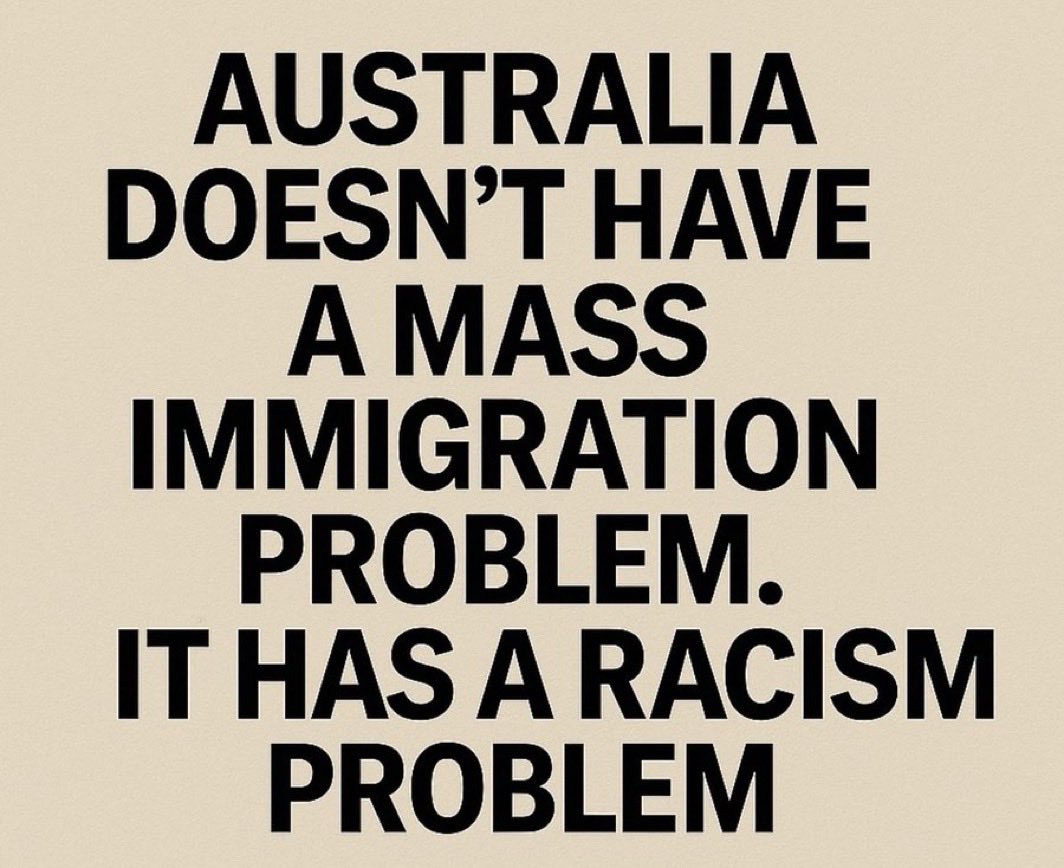 JayJay91341991's tweet image. Australia has a very deep-rooted racist culture.

Just look at the way our First Nations people are so poorly treated. 

This has nothing to do with “mass immigration”.

It’s simply intolerance of other races and cultures. 
🖤💛❤️
#MarchForAustralia #auspol