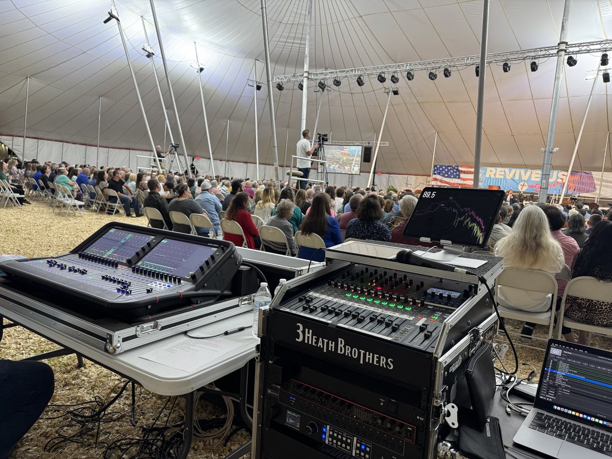 My ministry spot tonight. #tentrevival God is working all over this country.