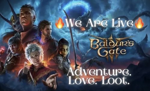 OneGrumpyBoi's tweet image. 🔥WE ARE LIVE!🔥

It’s time for us to take on one of the most highly awarded RPGs of all time!

Lock in your nerdy butts for #BaldursGate3! 🎲🤓 

It’s gonna be happy fun cozy times!

#SmallStreamer
#SupportSmallStreamers

twitch.tv/onegrumpyboi 👈🏻