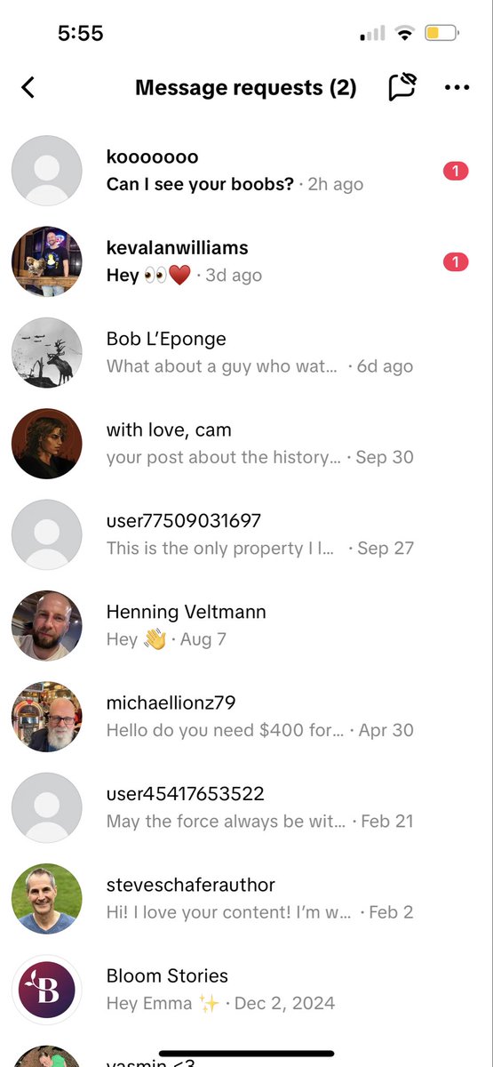 The old men need to get outta my tiktok dms dEAR GOD