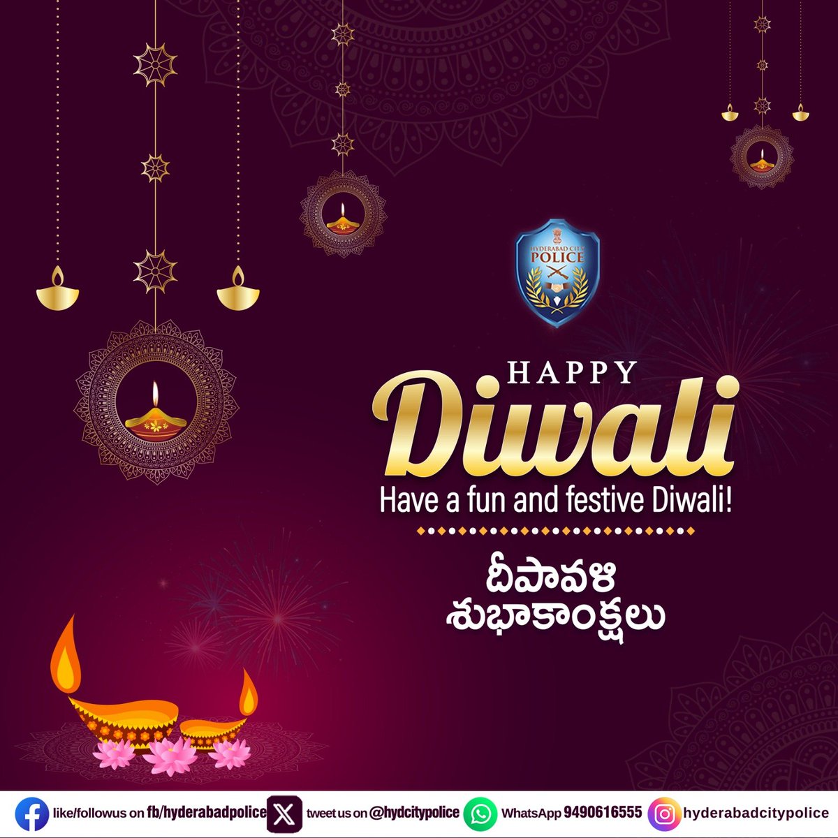 Hyderabad City Police tweet media
