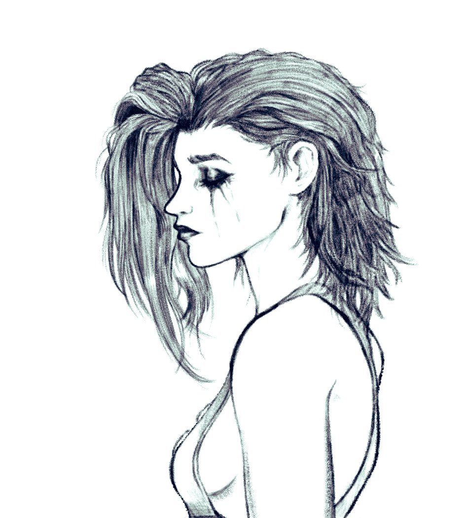 Another quick Jinx study because I struggle with her face the most (Guys I haven’t slept in 30+ hours pls send help)