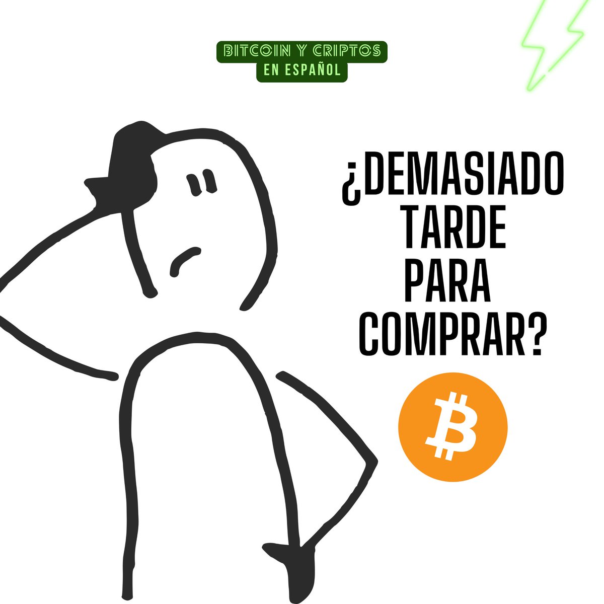 NUEVO EPISODIO 🚀 
164. ¿Demasiado tarde para comprar #Bitcoin? 
YouTube: youtu.be/ZBsPL-3Zm6k 
Podcast: tinyurl.com/mptpw3vr