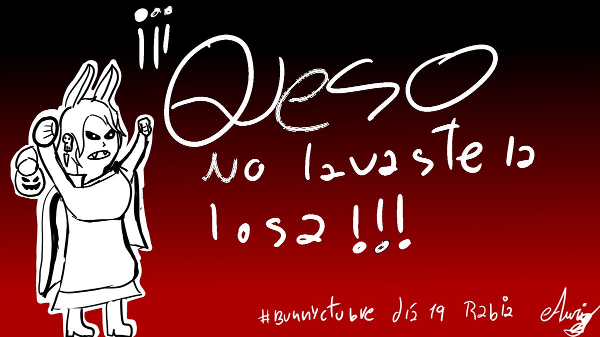Bunnyctubre día 19 tema Rabia pense en rabia y se me ocurrio esto como chiste
Pd la bunny vampira volviendo de pedir caramelos
#BunnyThepyoms
<a href="/BlastyBunny/">BunnyBlasty 🐇💀 - Horror vtuber</a>