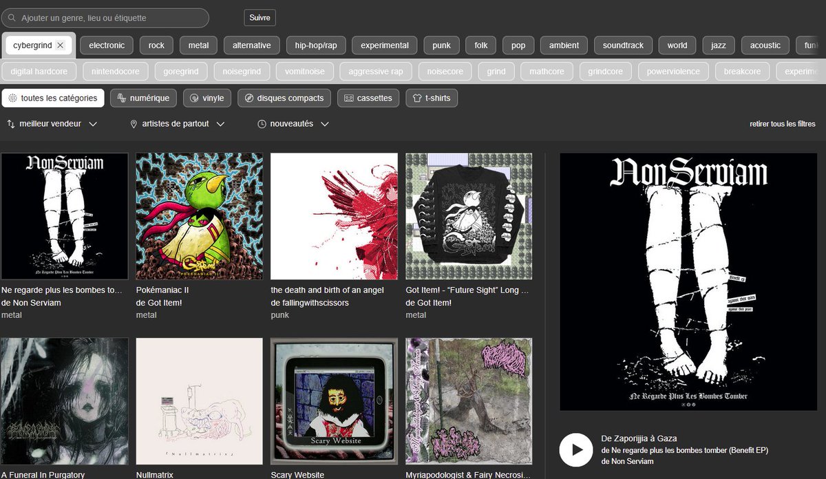 Thank you so much for putting our latest EP in the bandcamp charts🖤(n°1 in Industrial Black Metal, n°7 in Trip Hop, etc.🤯)