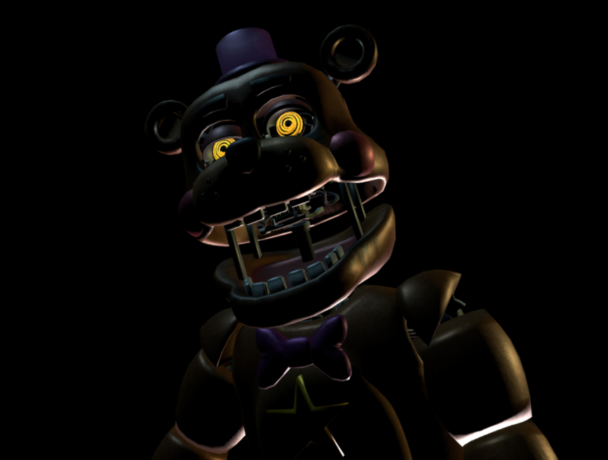 I realized I said I was going to publish these guys and never did. Let's start with Rockstar Freddy... well, his suit anyway... being worn by the Mimic! Model release in thread!