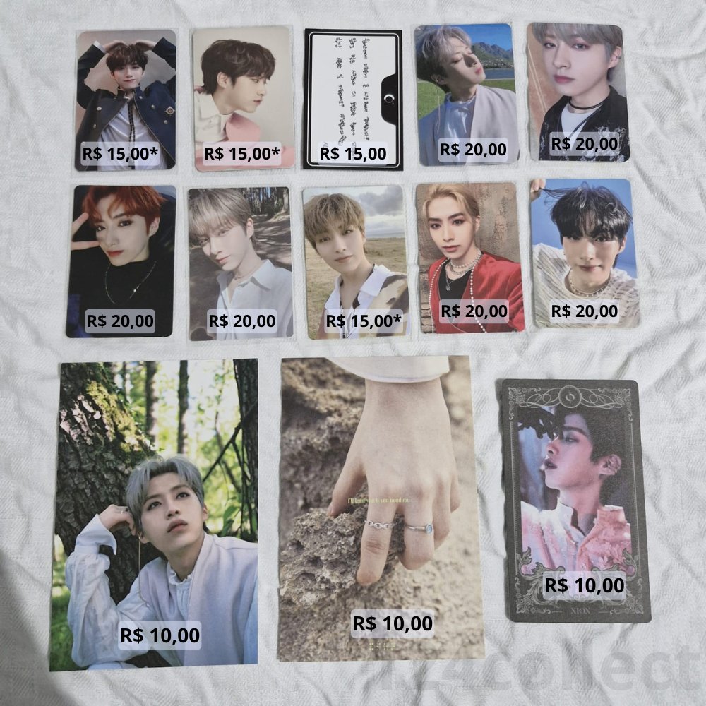 124collect's tweet photo. VENDA / VENDO

🏷️ xion / son dongju / oneus / pob e regular

- valores na imagem, sem frete
- frete por superfrete ou carta registrada R$ 15,00
- faço desconto se levar mais de 5 itens
- mando foto e vídeo na dm
- reservo com certeza de compra
- itens com * possuem avarias leves https://t.co/Z9mhwTkh4C