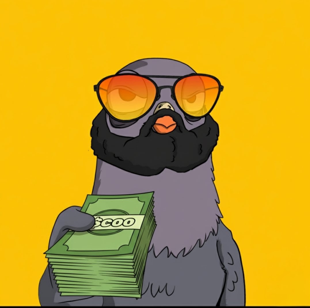 Ghettopigeons's tweet image. 💥20,000 $COO giveaway!💰
To enter just follow @PigeonPuffs and retweet post 💨
Winner announced in 24 hours ✅