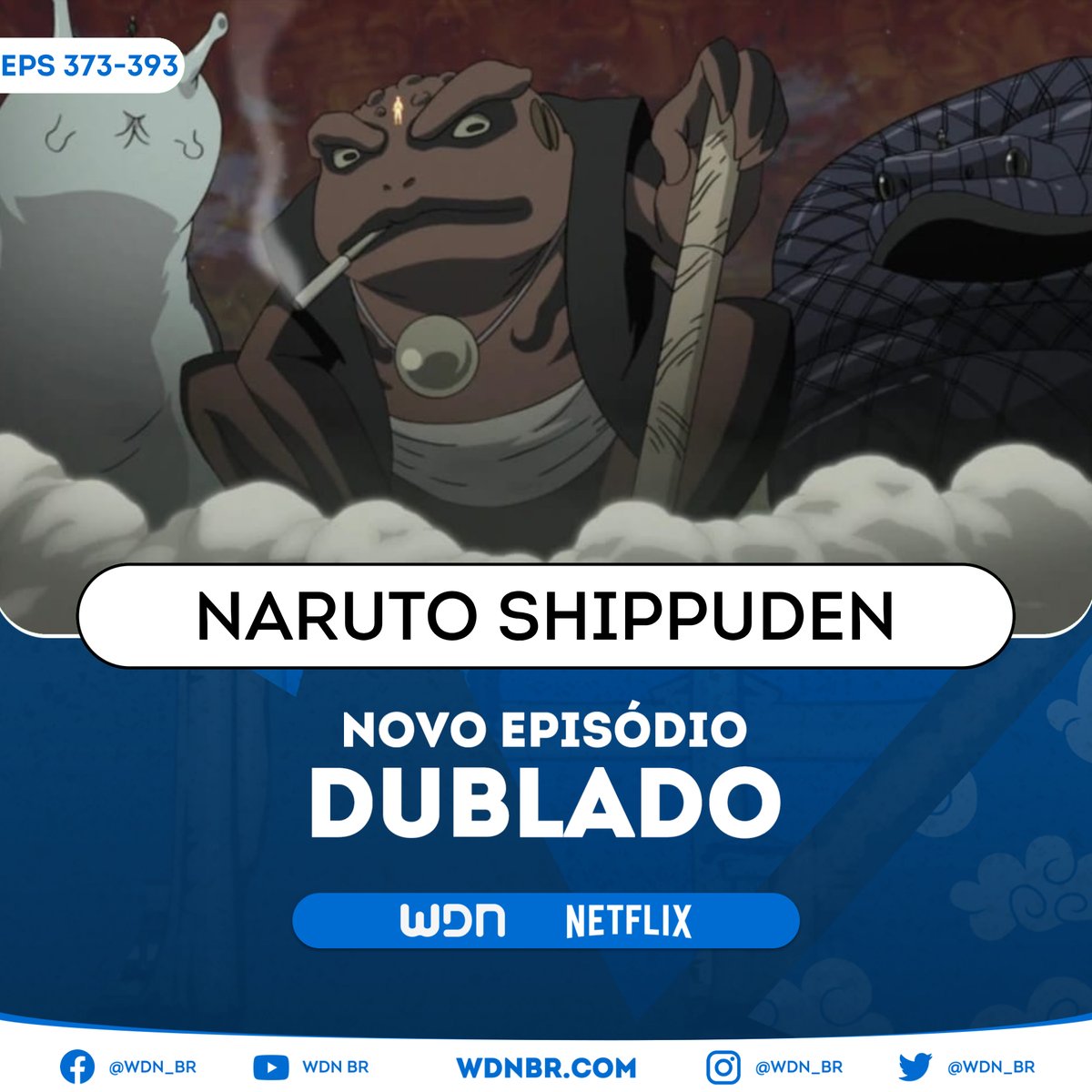 🍂 NOVO EPISÓDIO DUBLADO DISPONÍVEL:

🍁 Naruto Shippuden - Episódios 373-393

♥️ Assista na Netflix.