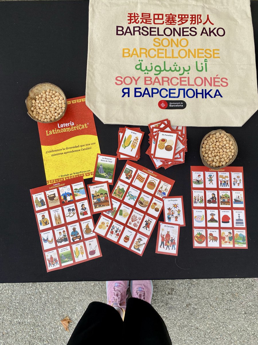 ❤️ Hoy presenté Lotería LatinoamèriCat, una herramienta educativa para escuelas, familias y comunidades que a través del juego promueve el diálogo intercultural entre Catalunya y América Latina. 🎲🧩💕 BridgetPoitan.com

<a href="/bcn_ajuntament/">Ajuntament de Barcelona</a> #Barcelona #BarcelonaDiversa