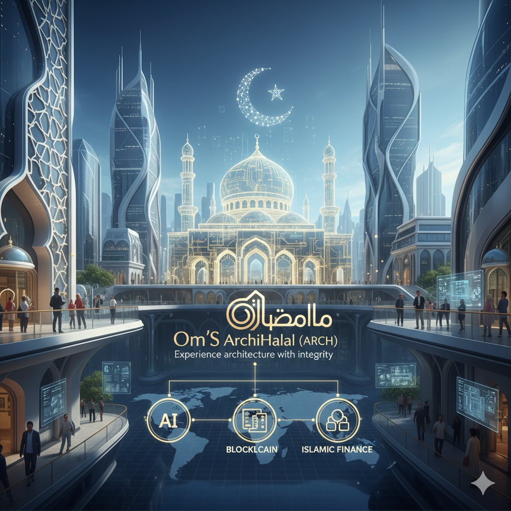 lynel0301's tweet image. ✨ Experience architecture with integrity through Om’S ArchiHalal (ARCH). Our platform blends AI, blockchain, and Islamic finance to offer transparent, ethical, and futuristic design solutions that empower communities globally. #DesignWithFaith #HalalInnovation #SmartArchitecture…