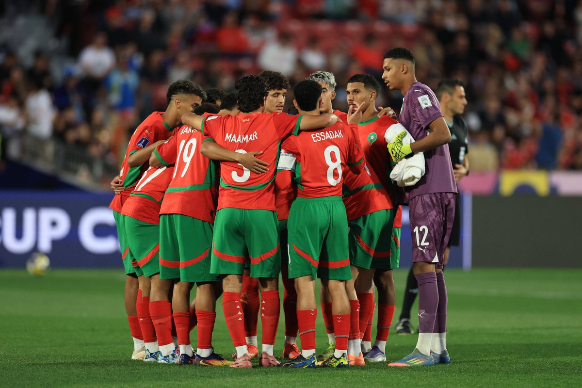 🚨🚨🚨🚨 تــــاريـخــي وللـتاريـــخ 🚨🚨🚨🚨

منتخب المغرب للـشباب في كأس العالم 2025م فاز على البرازيل وإسبانيا وعلى فرنسا وعلى الأرجنتين وحقق اللقب. 

إنجاز عظيم .. إنجاز سيبقى في التاريخ!!!! ♥️🇲🇦