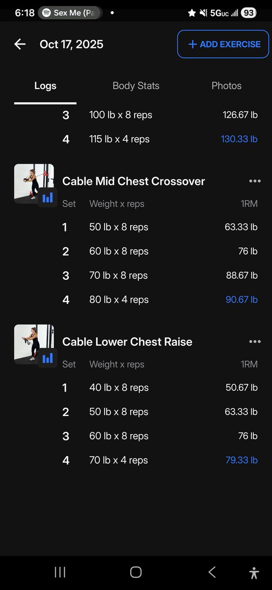 Did not post Friday's Big Sexy Workout. Abs, Chest, Sauna and Steamroom.  Clothes left sweat puddles in my locker. 
#toourhealth