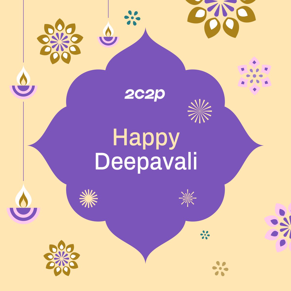Here’s wishing all a bright and joyful Happy Deepavali!

As we celebrate the Festival of Lights, let’s continue making connections, inspiring creativity, and driving progress together.

#2C2P #ElevatingPaymentsTogether #Deepavali