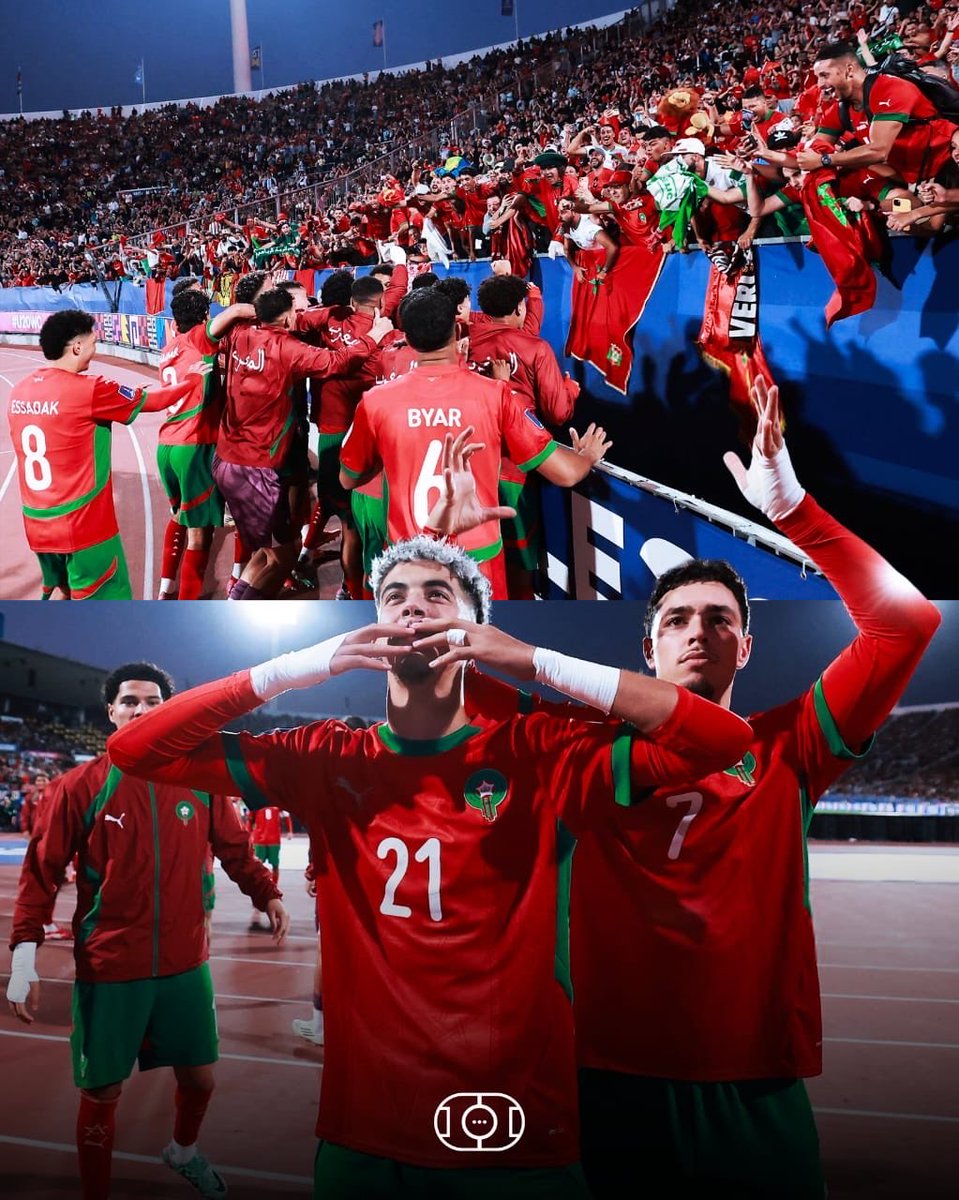 🚨🚨🚨🚨🚨🚨🚨🚨🚨🚨🚨🚨🚨🚨🚨 

تاريخي وللتاريخ .. منتخب المغرب يصبح أول منتخب عربي في التاريخ يحقق بطولة كأس العالم للشباب

أسود الأطلس 🇲🇦♥️🤯

#المغرب_الارجنتين