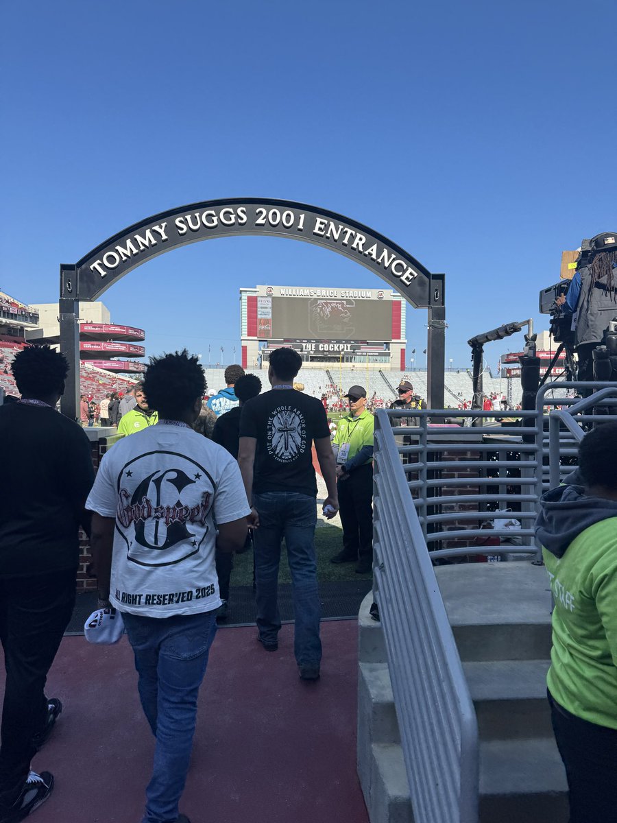 Thank you <a href="/GamecockFB/">South Carolina Football</a> <a href="/JoeDecamillis/">Joe DeCamillis</a> <a href="/CoachSElliott/">Shawn Elliott USC</a> <a href="/CoachSBeamer/">Shane Beamer</a> for having me Columbia for a visit. I had an amazing time and can’t wait to be back!! <a href="/coachdtwhite/">Derek White</a> <a href="/Coach_Danny92/">Danny Alexander</a> <a href="/coachBuckhalter/">Christopher Buckhalter</a> <a href="/PlayBookAthlete/">PLAYBOOK ATHLETE</a>
