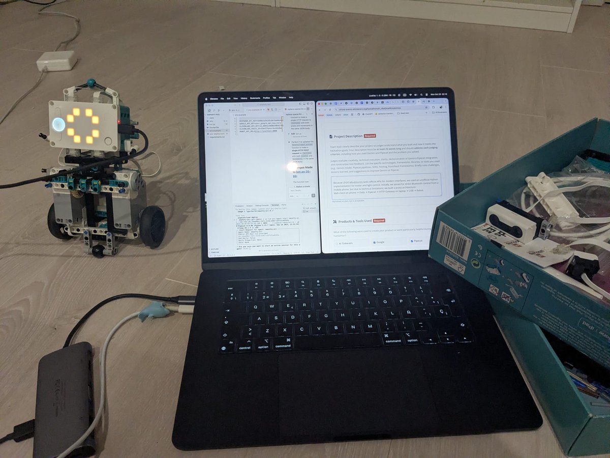 Trying to do something fun for Gemini x Pipecat Virtual Hackathon in the last minute.  Only 4h for the deadline, ooops...