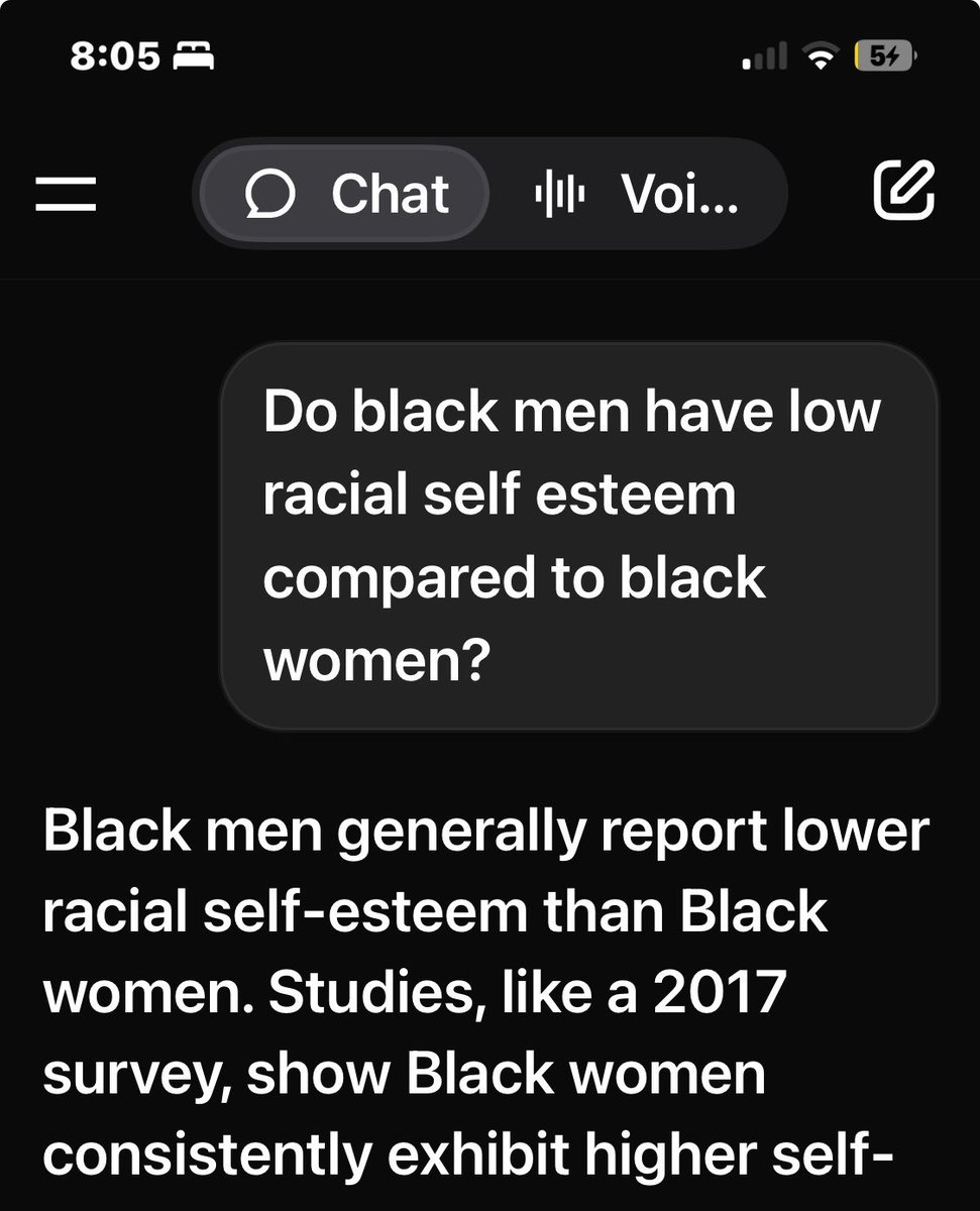Maybe one day we’ll talk about how Black males collectively have low racial self esteem and Black girls and women end up the punching bags that they project on.