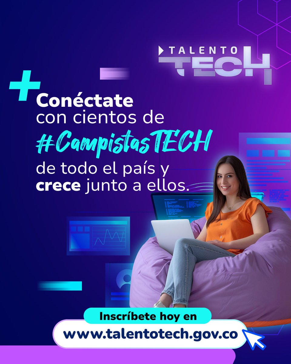 ANE_Colombia's tweet image. El mercado laboral está cambiando y el talento digital colombiano está listo para liderar esa transformación.
Con #TalentoTECH aprendes, te certificas y avanzas hacia el empleo del futuro. Regístrate: talentotech.gov.co.
#ConDignidadCumplimos