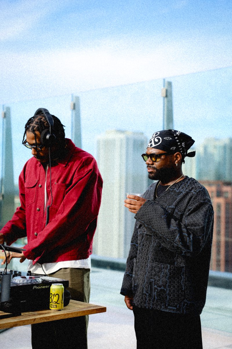 nothing too deep. just a dope roof top pic at the homie's dj set.