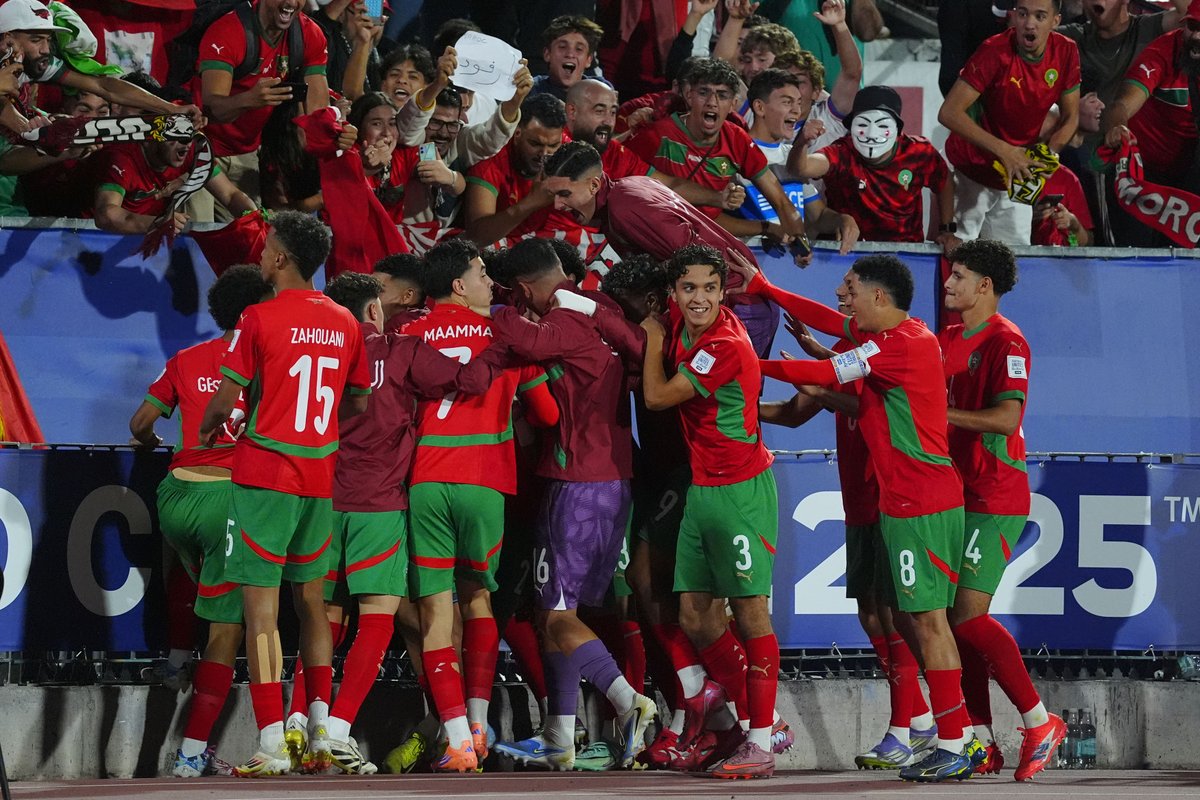 Morocco beat Argentina 2-0 to become just the second African nation to win the U-20 World Cup 🇲🇦