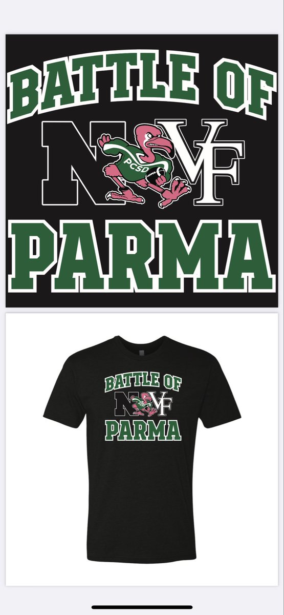 Limited edition Battle of Parma t shirts go on sale starting tomorrow.  $20.00. While supplies last.  Stop in the athletic department.