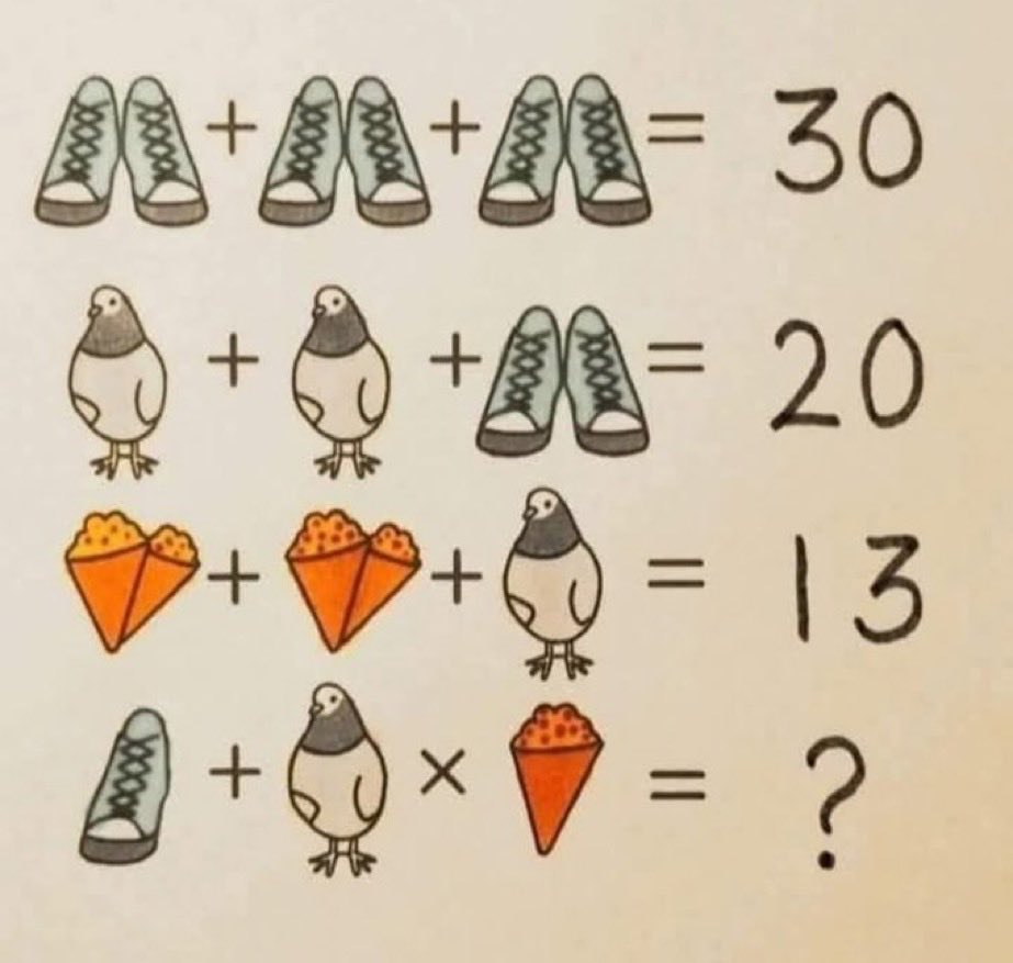 Editorilkay's tweet image. Matematik gibi görünüyor ama aslında dikkat sorusu 👀 #sorucevap #matematik #soru