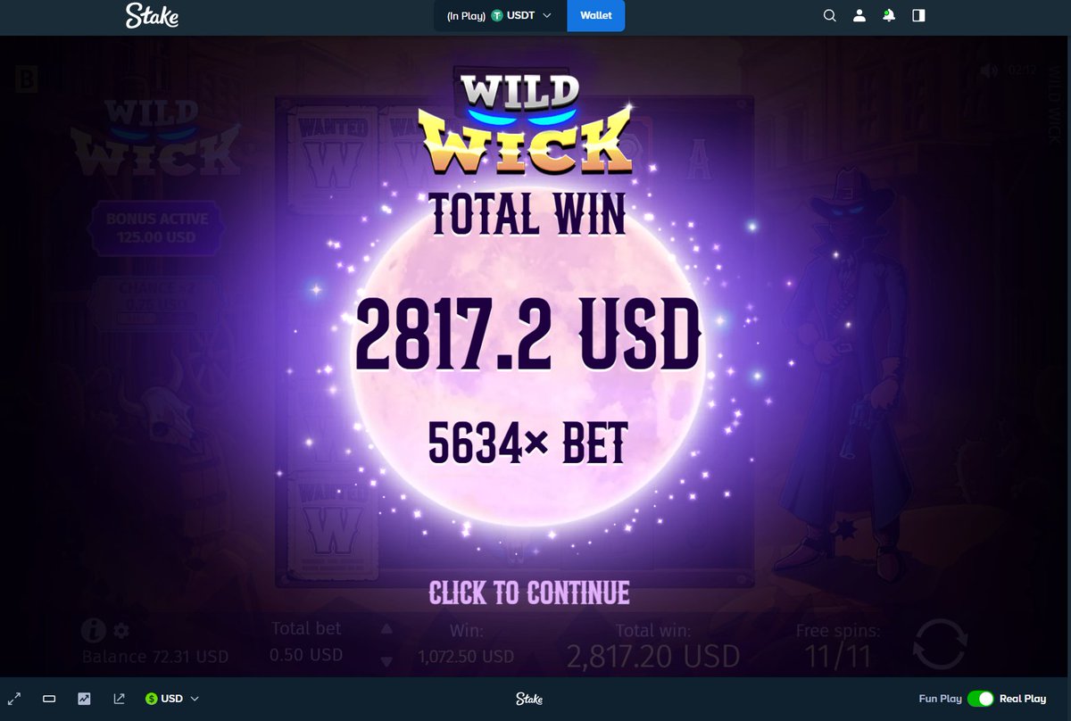 Wild Wick by <a href="/BGamingO/">BGaming Official</a> is fcking hot !!

Live on kick.com/butcherx 🔥
