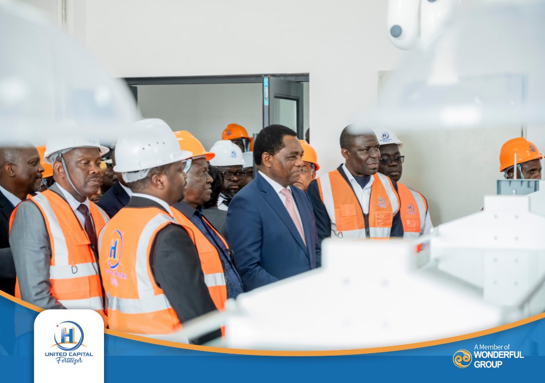 A defining moment for Zambia.

On Thursday, 16th October 2025, the Urea Plant was officially commissioned by the President of the Republic of Zambia, Mr. Hakainde Hichilema.

A journey that began with a foundation stone has grown into a $641 million investment powering progress.