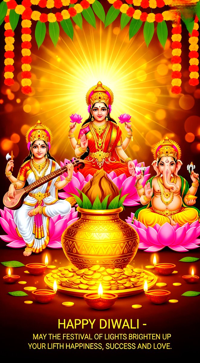 शुभ दीपावली! दीपों का यह पावन पर्व आपके जीवन में ज्ञान, समृद्धि और सौभाग्य का प्रकाश भर दे। 🪔🪔
आप सभी  को दीपावली की हार्दिक शुभकामनाएं 🪔🙏🏻

#HappyDiwali #Deepavali2025 #Deepotsav2025 #दीपावली