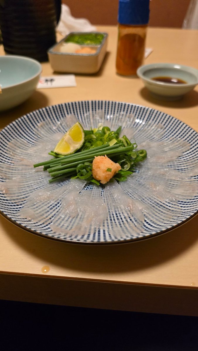 Ate fugu.