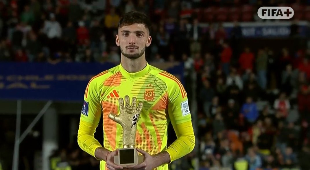 🙌🏻 El mejor arquero del mundial Sub20: Santino Barbi.