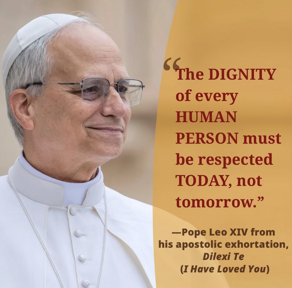 olgaschmidt_'s tweet image. As a volunteer of ALLATRA, I would like to express my sincere admiration and deep solidarity with the powerful message of His Holiness Pope Leo XIV @Pontifex 
His call to stand with the poor, defend human dignity, and ensure that democratic values truly serve all people resonates…