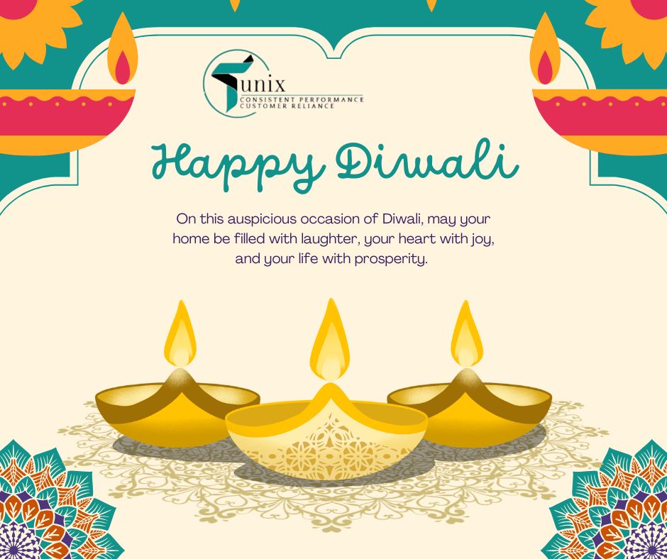 TunixCorpration's tweet image. Let the light of Diwali inspire innovation and progress. Tunix Corporation wishes you a sparkling festival of lights! ✨
#HappyDiwali #TunixCorporation #EngineeringExcellence