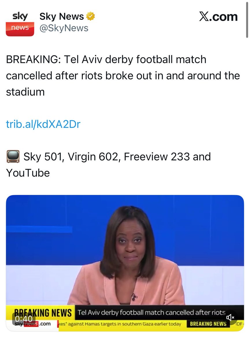 Yup, totally makes sense for <a href="/J_Tanswell/">Jacob Tanswell</a> to convert a story about football hooliganism by a notoriously racist fanbase to one about Muslim bigotry. 

<a href="/nytimes/">The New York Times</a> and <a href="/TheAthleticFC/">The Athletic | Football</a> are shambolic on Israel-Palestine…epitome of “Progressive except Palestine.”