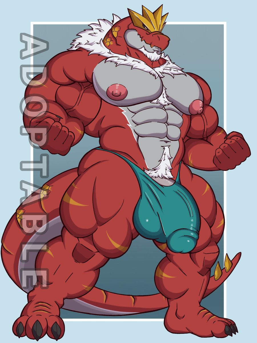 New auction out now!
This is the perfect opportunity to add a sexy dinosaur to your collection 🔥

Auction link: ych.commishes.com/auction/show/4…

#furry #bara #furrybara #rule34 #nsfw #adopt #pokeadopt #furryarwork
