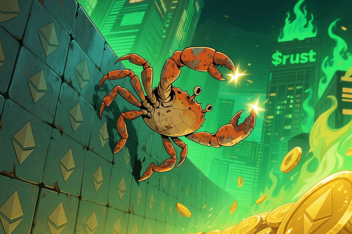 rustoneth2025's tweet image. $rust isn’t waiting for you.
It’s waiting for those who dare to act. 💥🦀
CA:0x473bcd6ee71d2ca1d18f8e74cdf75beb4999fa7e
#ETH #RUST #WEB3 #ACTNOW
