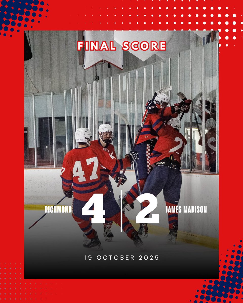 The Spiders close out a perfect 2-0 weekend with a 4-2 win against top-seeded James Madison University! That marks their fifth straight win. Here we go Spiders🕷️🕷️🕷️

<a href="/ACHAMensD2/">ACHA Men's D2</a>