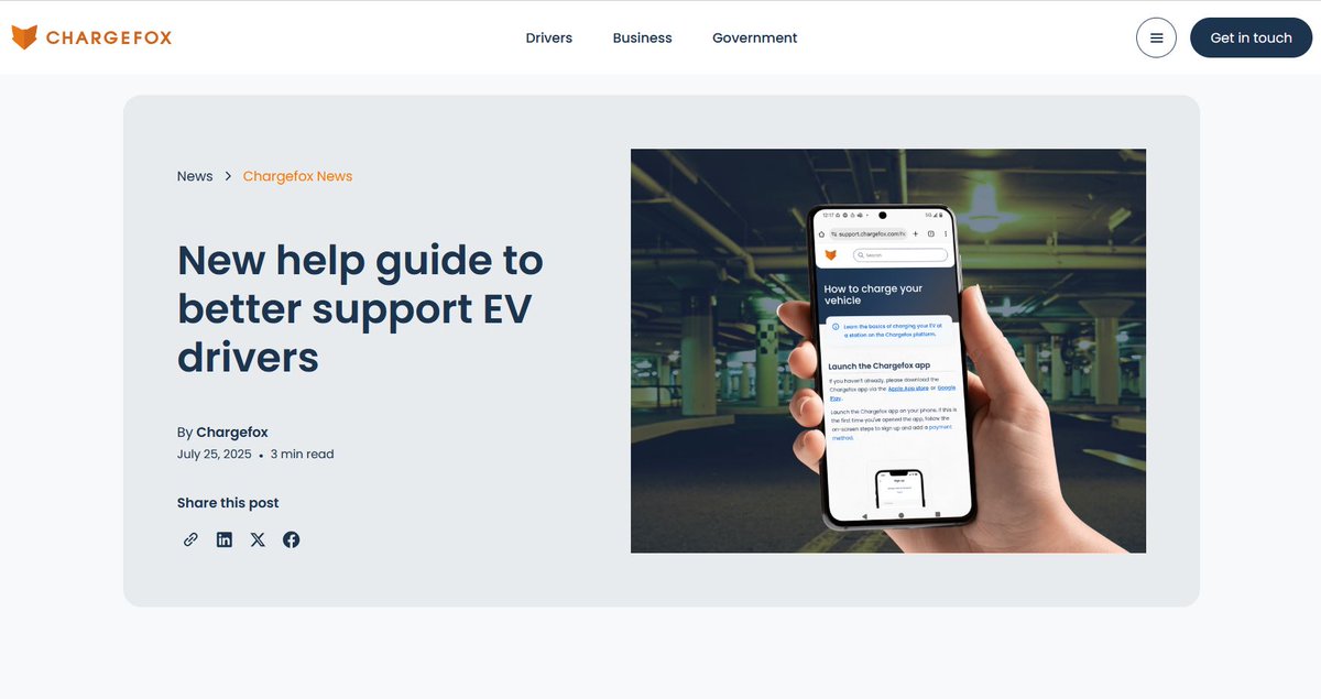 FetchStep's tweet image. Chargefox Australia have taken a wonderfully simple system for their charging network, put up the price and replaced it with a complicated, error driven and confusing one.
Their help desk is so busy now it takes over 30min to get through
#Chargefox