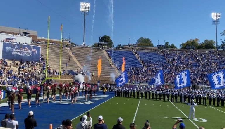 Thank you <a href="/DUFBRecruit/">Duke Football Recruiting</a> for having me back for another great gameday experience! I enjoyed my time at the <a href="/accnetwork/">ACC Network</a> game of the week. 
<a href="/DukeFOOTBALL/">Duke Football</a> <a href="/CoachJMGarrett/">John Garrett</a> <a href="/CoachC_Foster/">Chris Foster</a> <a href="/jenna_kinker/">Jenna Kinker</a>
