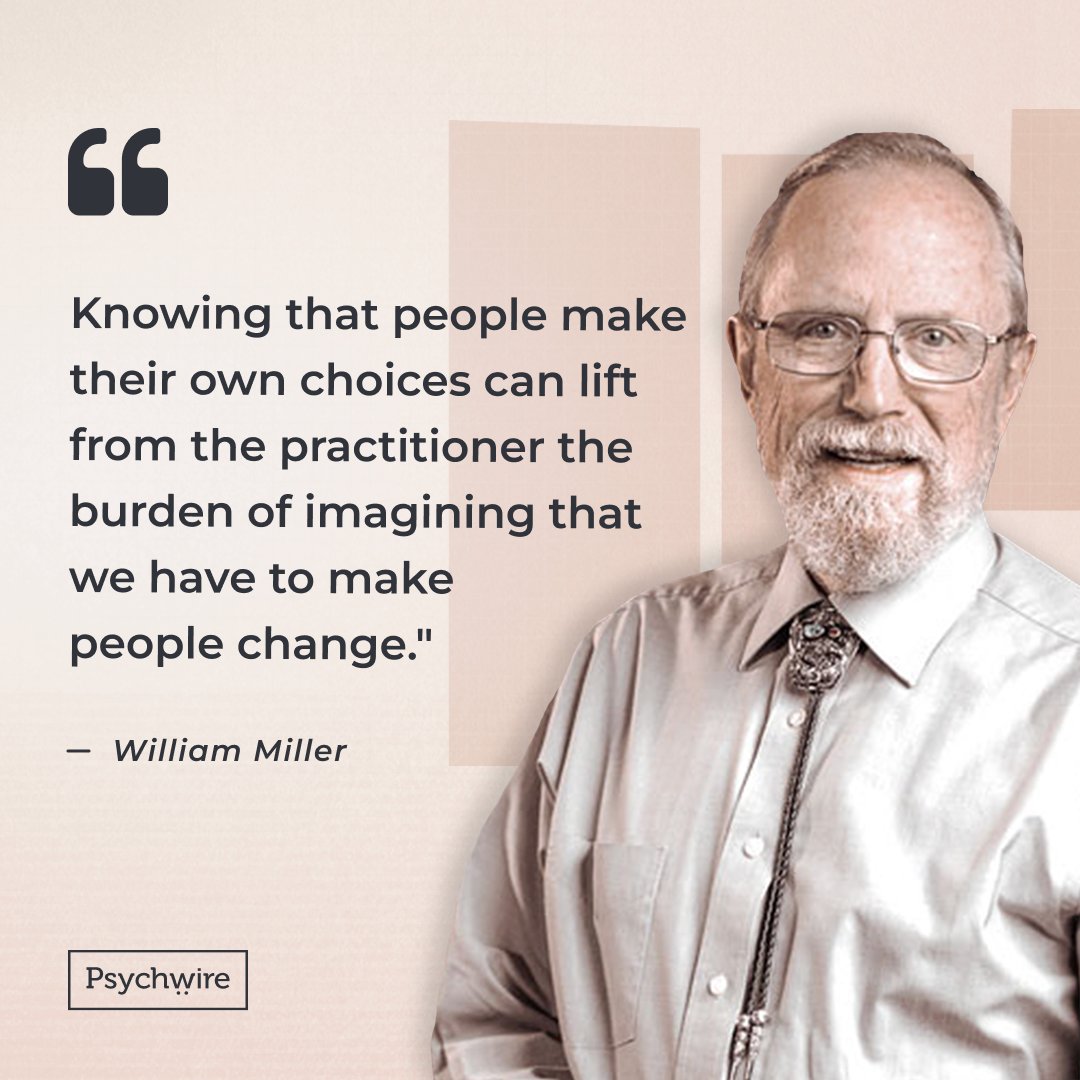 Psychwire's tweet image. William Miller and Stephen Rollnick cover the ins and outs of Motivational Interviewing, a client-centered approach to behavior change. 

psychwire.com/free-resources…