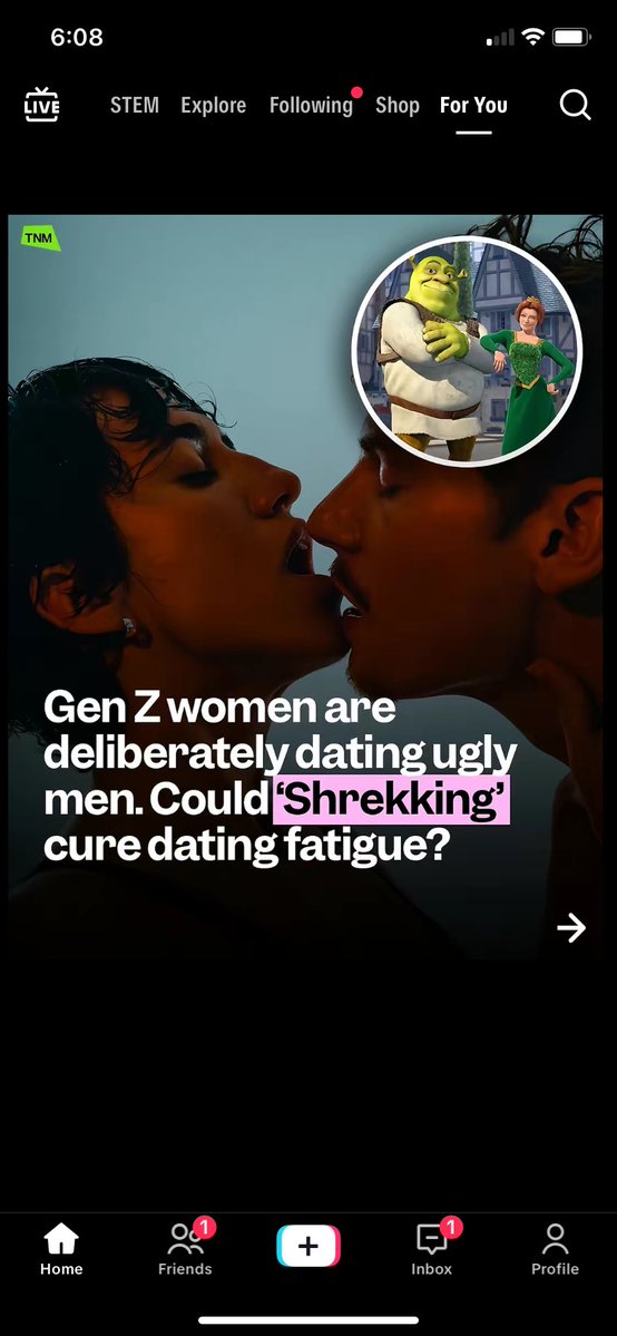 JebraFaushay's tweet image. Are you into Shrekking? 

It’s when a woman dates an ugly man. Everyone’s doing it.