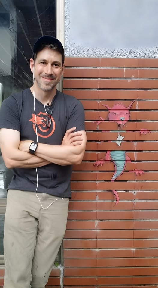 Toastiewiththe's tweet image. Antonia FB #chalkart #streetart
 So adorable #Art by David Zinn  💓