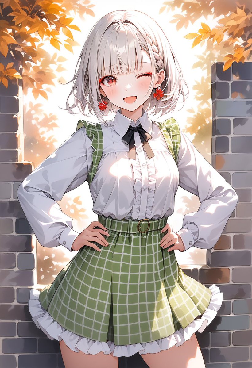 おはぷーん🎶🍁⛅💕🤗❗
#AIart #AIイラスト 79日目