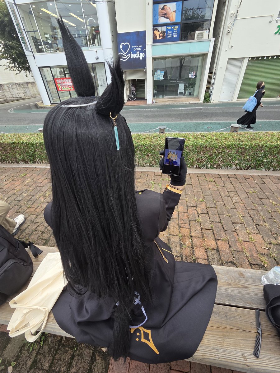 t0_h4's tweet photo. そういえば前髪をクッソミスってたマンハッタンカフェやってました。
ワイヤー通して毛量もっと減らすべきだったそんな反省をして次回も参加したいな。＃マチアソビ https://t.co/nCRrjK2Nlz