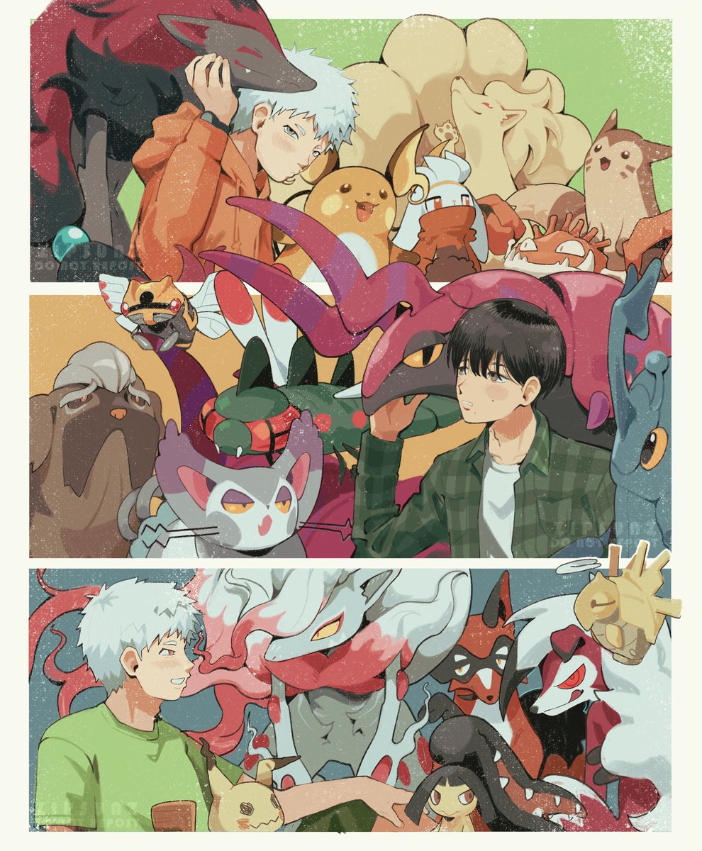 drew cat's pokémon teams for them ^_^ 

+ doodles below (1/2)

#光が死んだ夏 
#thesummerhikarudied