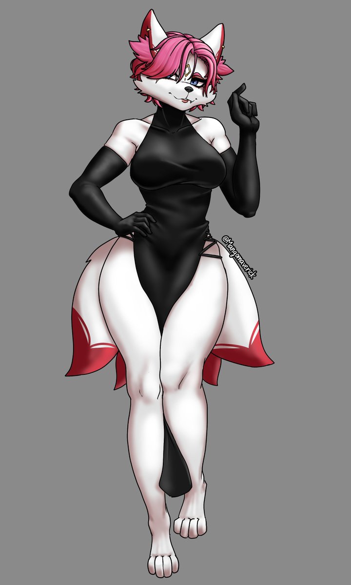 Black Dress Kimiko. 1 of the 3 pieces complete. #fortnite #FortniteFanArt